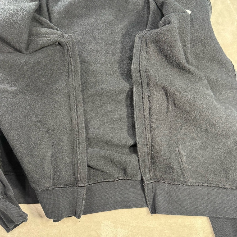 Nike Hoodie Men's Sz S Black Full Zip Fleece Small Swoosh - Picture 10 of 10